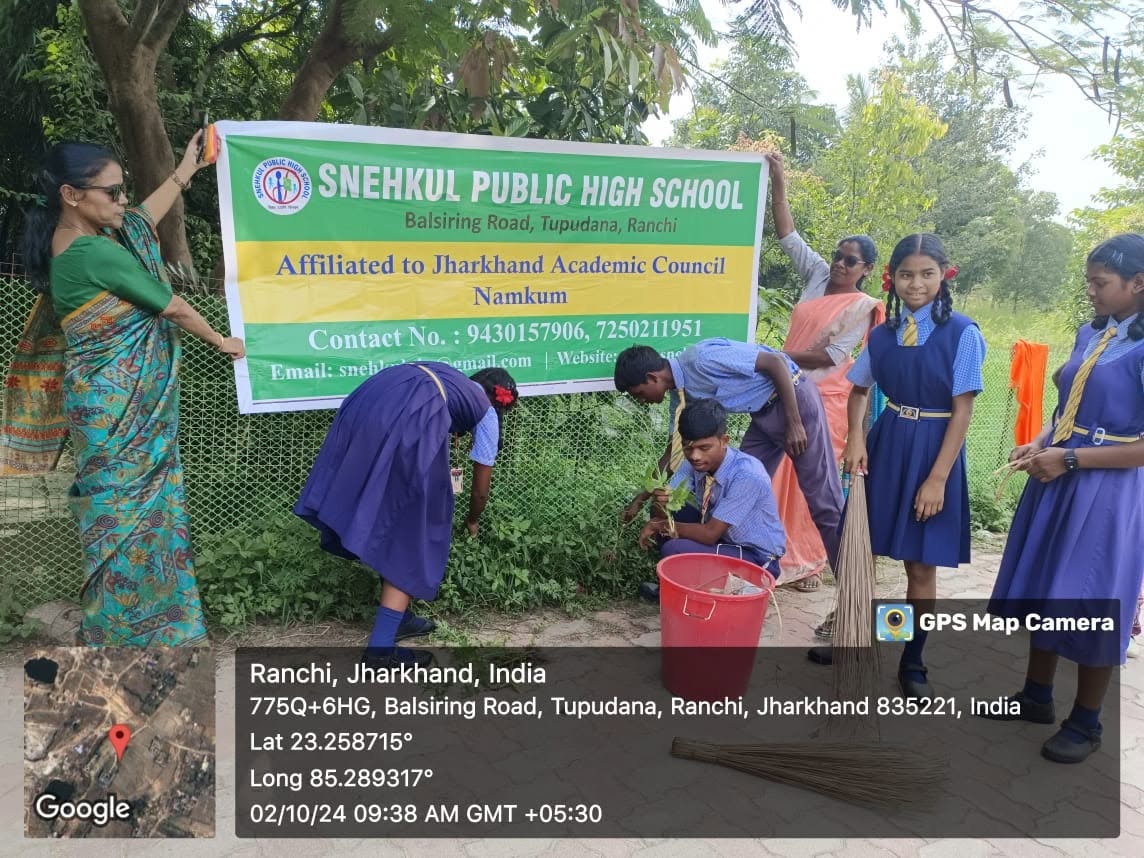 Campus Cleanliness Drive by Teachers & Students